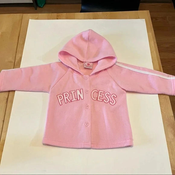 Isabelle Rose Collection Pink Princess Track Jacket Sweatshirt 18-24 months - Picture 9 of 9